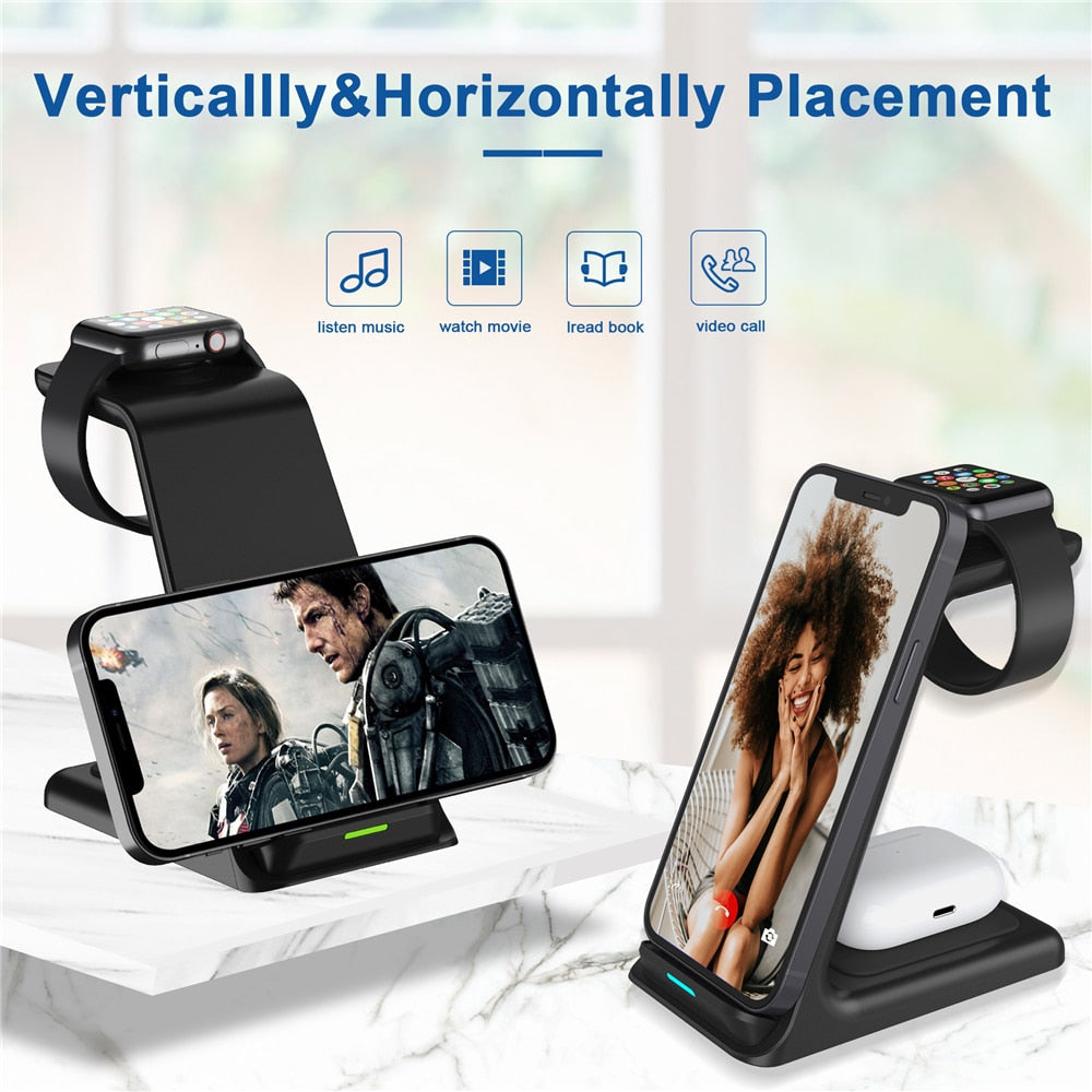 20W Wireless Charger Stand For I Phone Airpods I Watch