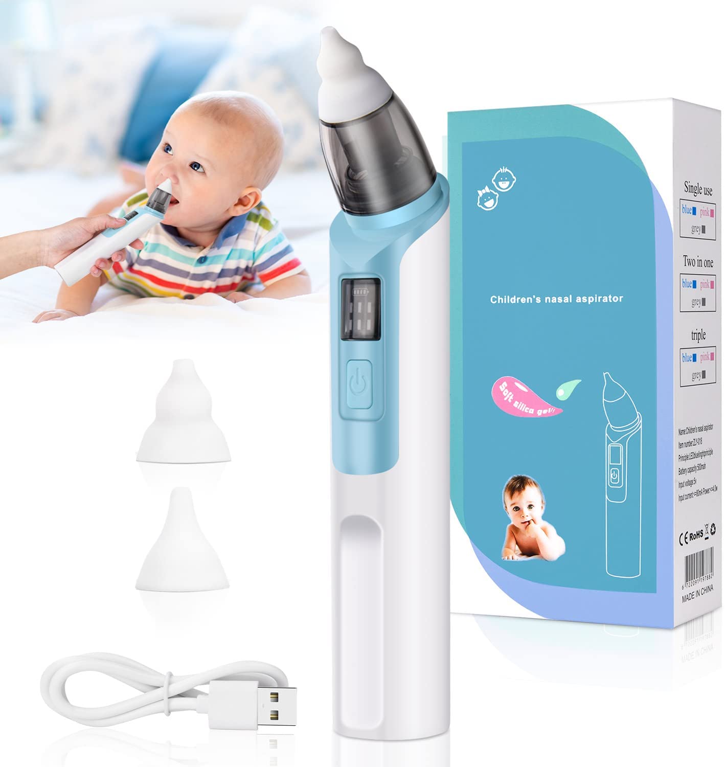 Baby Nasal Aspirator Nose Suction Device